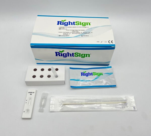 COVID-19 - Antígeno - Rapid Test Cassette - RightSign - Imagen 3