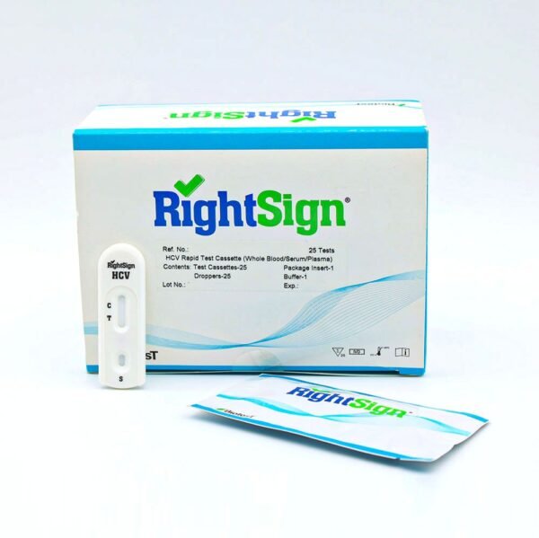HCV - Hepatitis C - Rapid Test Cassette - RightSign - Imagen 3