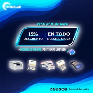 SÚPER SALE - DESCUENTOS - 11 al 15 de JUNIO - PROMALAB - 15% EN TODO NUESTRO STOCK