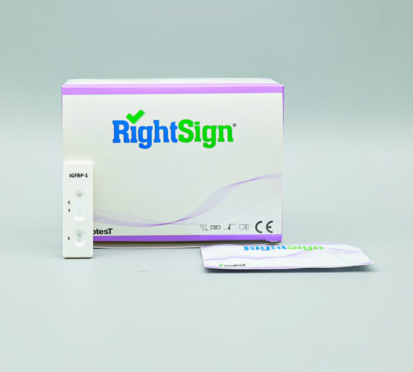 IGFBP-1 - Diagnóstico de Rotura Prematura de Membrana Amniótica en el Embarazo - Detección de proteína placentaria - Rapid Test Cassette - Swab - RightSign - Imagen 2
