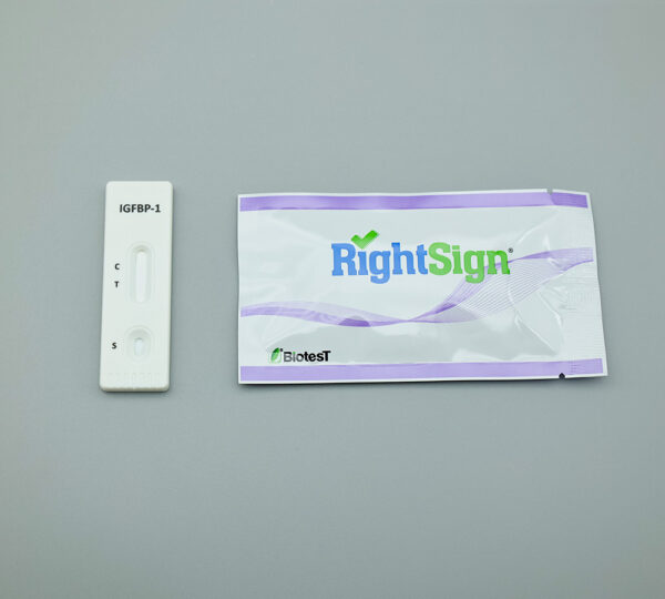 IGFBP-1 - Diagnóstico de Rotura Prematura de Membrana Amniótica en el Embarazo - Detección de proteína placentaria - Rapid Test Cassette - Swab - RightSign - Imagen 3