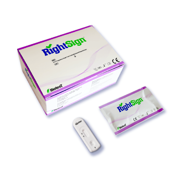 IGFBP-1 - Diagnóstico de Rotura Prematura de Membrana Amniótica en el Embarazo - Detección de proteína placentaria - Rapid Test Cassette - Swab - RightSign