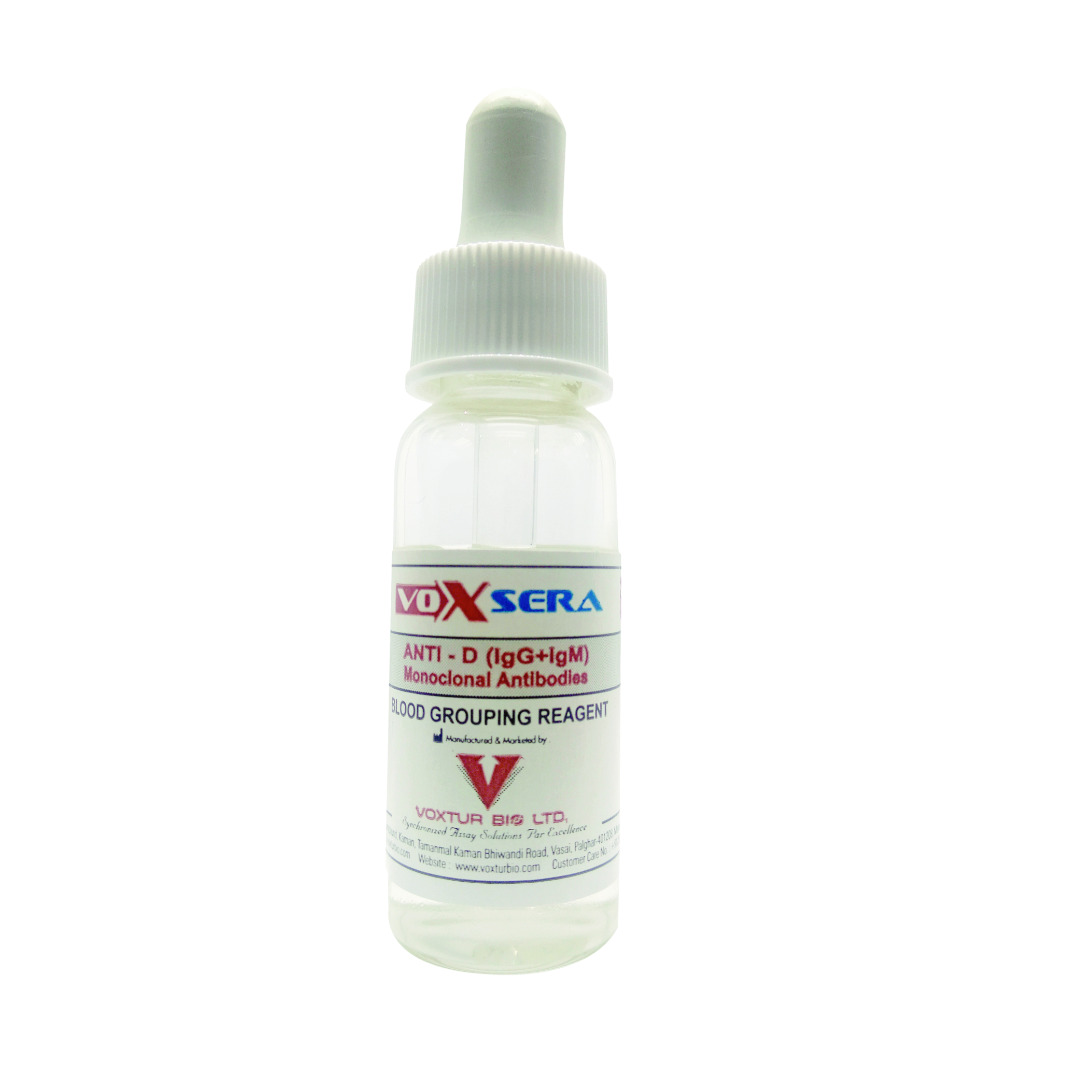 ANTI D IgG IgM Monoclonal - Reactivos de Aglutinación - Voxsera - Voxtur